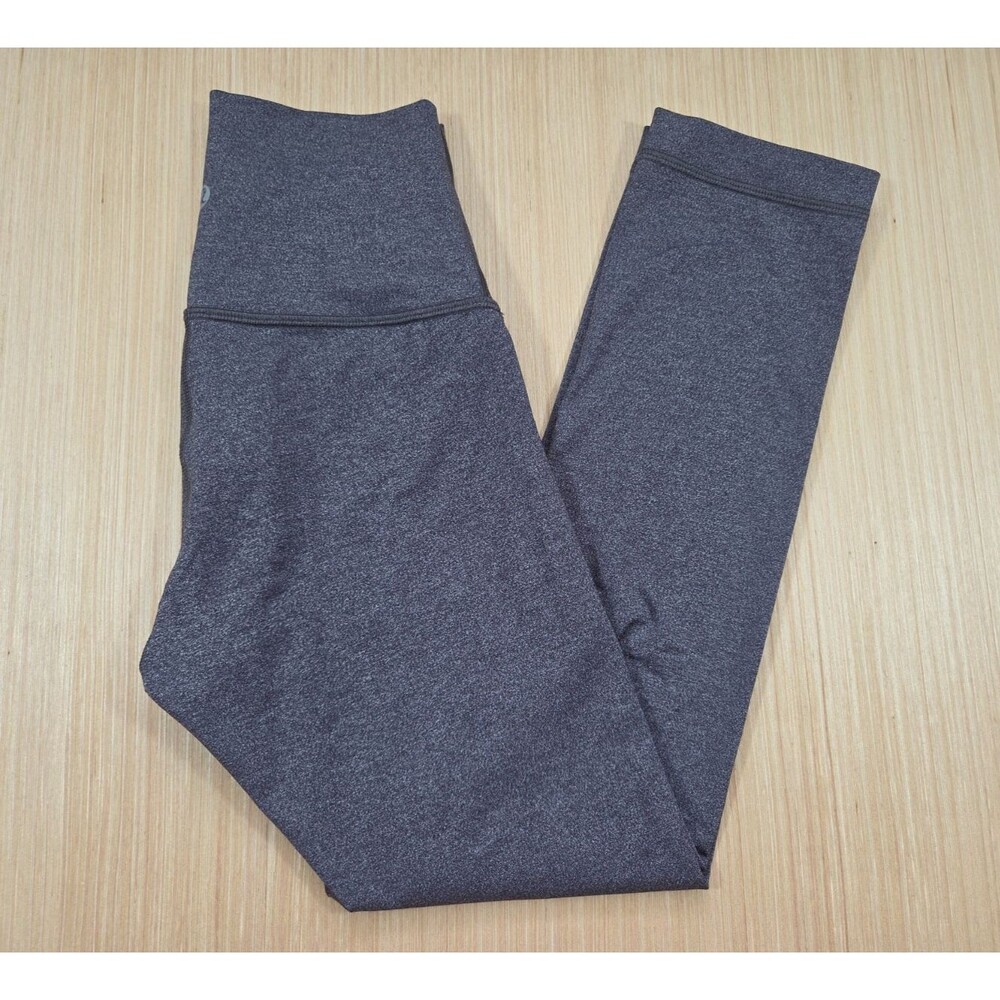 Lululemon Wunder Under Crop Hi-Rise Luxtreme 21" Gray Leggings Sz 2 W6AW2S